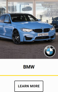 Blue BMW car Hire