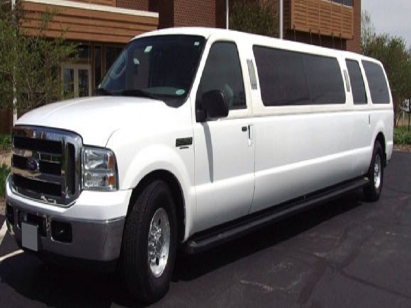 Ford Excursion Wedding Limo