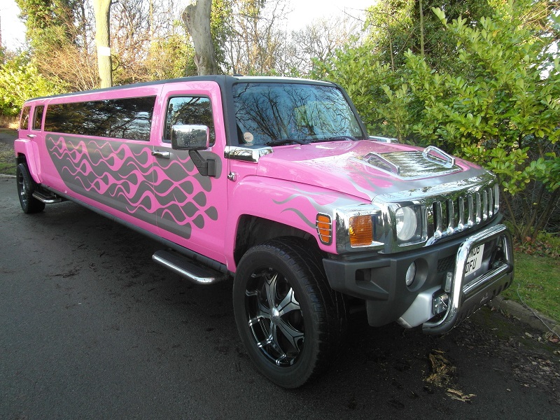 Pink Hummer for Wedding