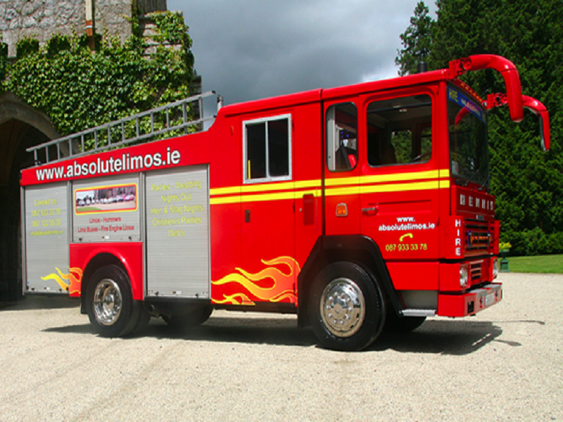 Wedding Fire Engine