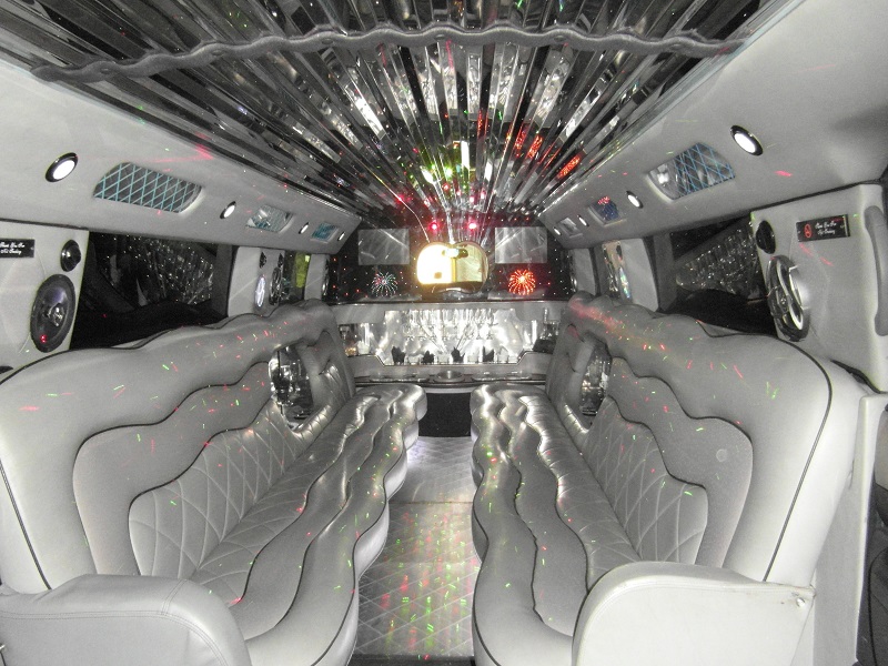 White Hummer Interior