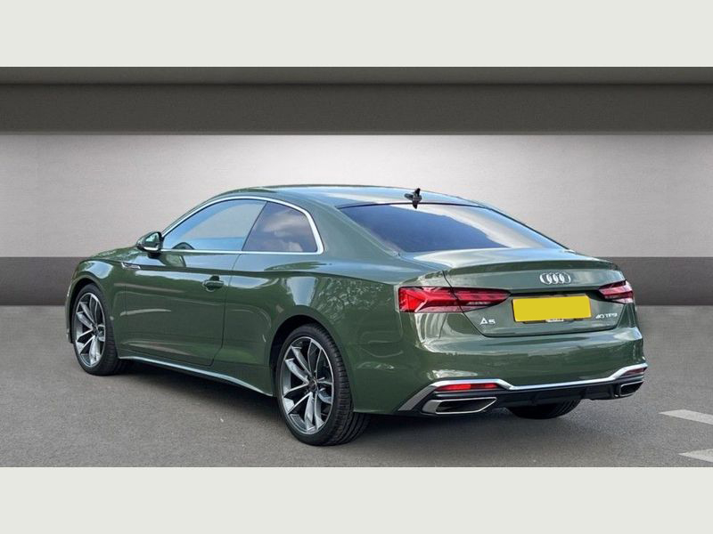 An Audi A5 ready for chauffeur hire service.