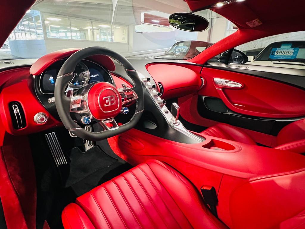 Bugatti Chiron Red Interior