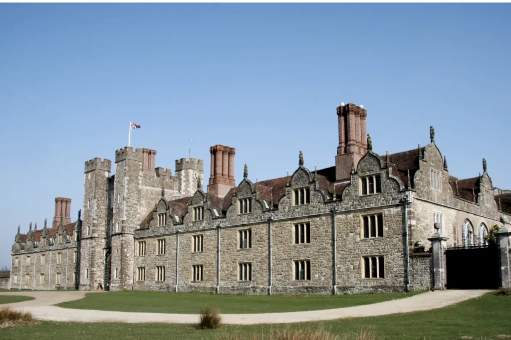 Stately Knole Park in Sevenoaks, perfect for elegant wedding transport arrivals.
