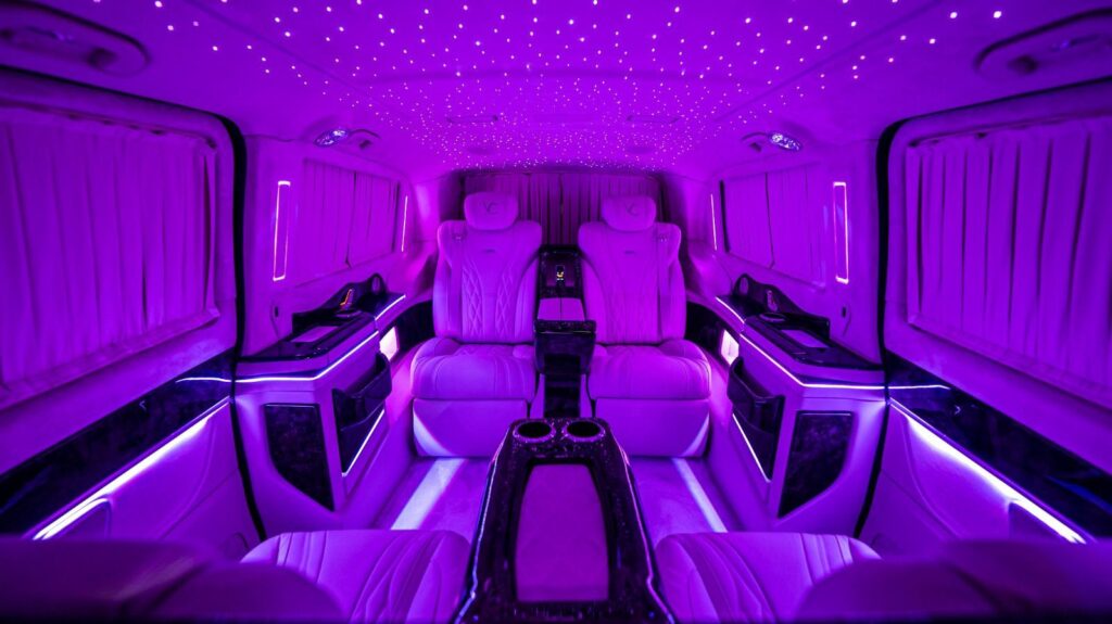 Mercedes Jet Class luxury Van Interior