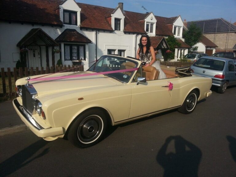 Rolls Royce Corniche Convertible Wedding Cars for Rent