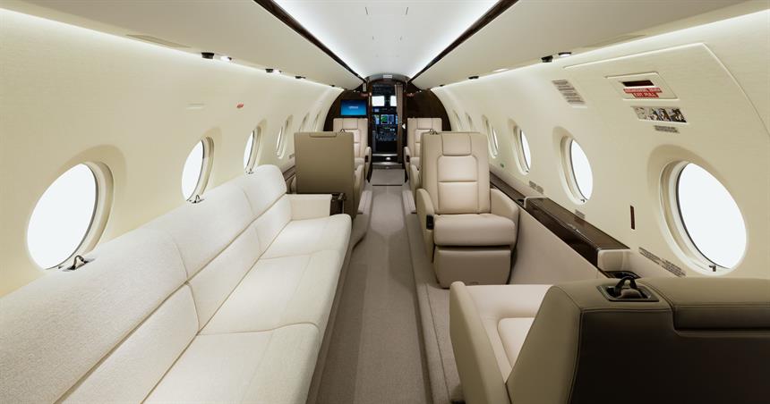 gulfstream g-280 interior view