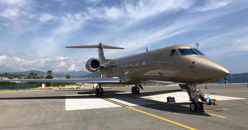 gulfstream g-550 for hire